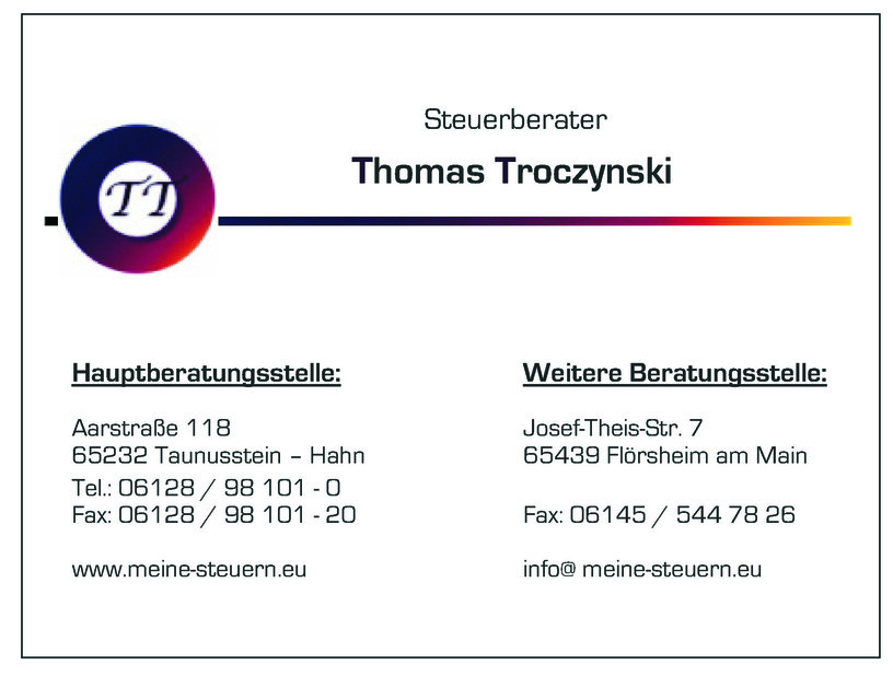Steuerberater Thomas Troczynski